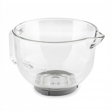 Klarstein Bella Glass Bowl, sklenená miska, príslušenstvo k Bella 2G kuchynským robotom