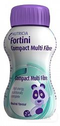 Fortini Compact Multi Fibre s neutrálnou príchuťou 4 x 125 ml