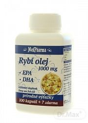 MedPharma Rybí olej 1000 mg+EPA+DHA tabliet 107