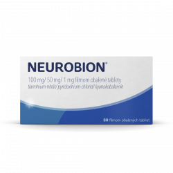 Neurobion 100 mg/50 mg/1 mg filmom obalené tablety tbl.flm. 30 x 100 mg/50 mg/1 mg