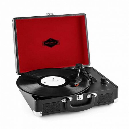 Auna Peggy Sue, retro gramofón, LP, USB, čierny